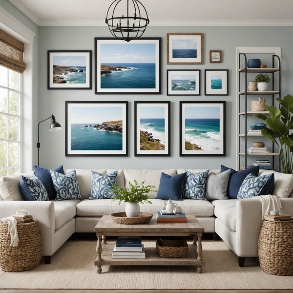 Créer une Ambiance Marine Apaisante chez Soi : Guide pour Intégrer des Cadres Déco Bord de Mer dans votre Intérieur